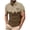 Coffee, variant on Mens Shirts,Men's Short Sleeve Tees, Summer Breathable Button Down Shirts Loose Casual Hawaiian Beach Vacation Clothes