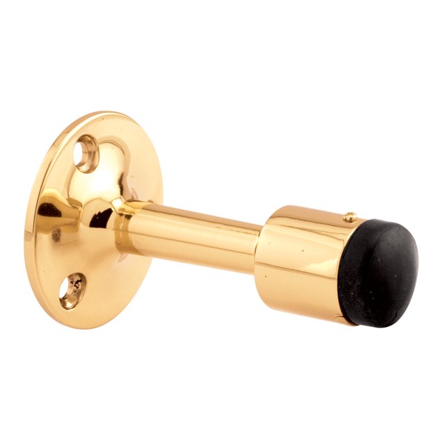 Prime-Line Produits Butée de Porte J 4596, Diamètre 2-1/4 Po, Laiton Coulé Poli