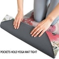 thumbnail image 3 of Pioneer Flower Floral Print Pattern Hot Yoga Mat Towel Non Slip for Hot Yoga - Quick-Drying Yoga Mat Cover with 4 Corner Pockets with Travel Bag - Hot Yoga Towel Non Slip 74"x26", 3 of 6