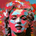 thumbnail image 4 of Stephen Chambers 20x20 Black Modern Wood Framed Wall Art Titled - Marilyn 7, 4 of 6