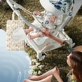 thumbnail image 2 of Quilted Baby Wipe Holder Floral Quilted Pouch Portable For Travel Stroller Daily Casual, 2 of 9