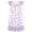 Purple Floral, variant on Aideaone Girls Nightgowns Cute Princess Sleepwear Flutter Sleeve Pajamas Nightie Dress Pink 5-12 Years