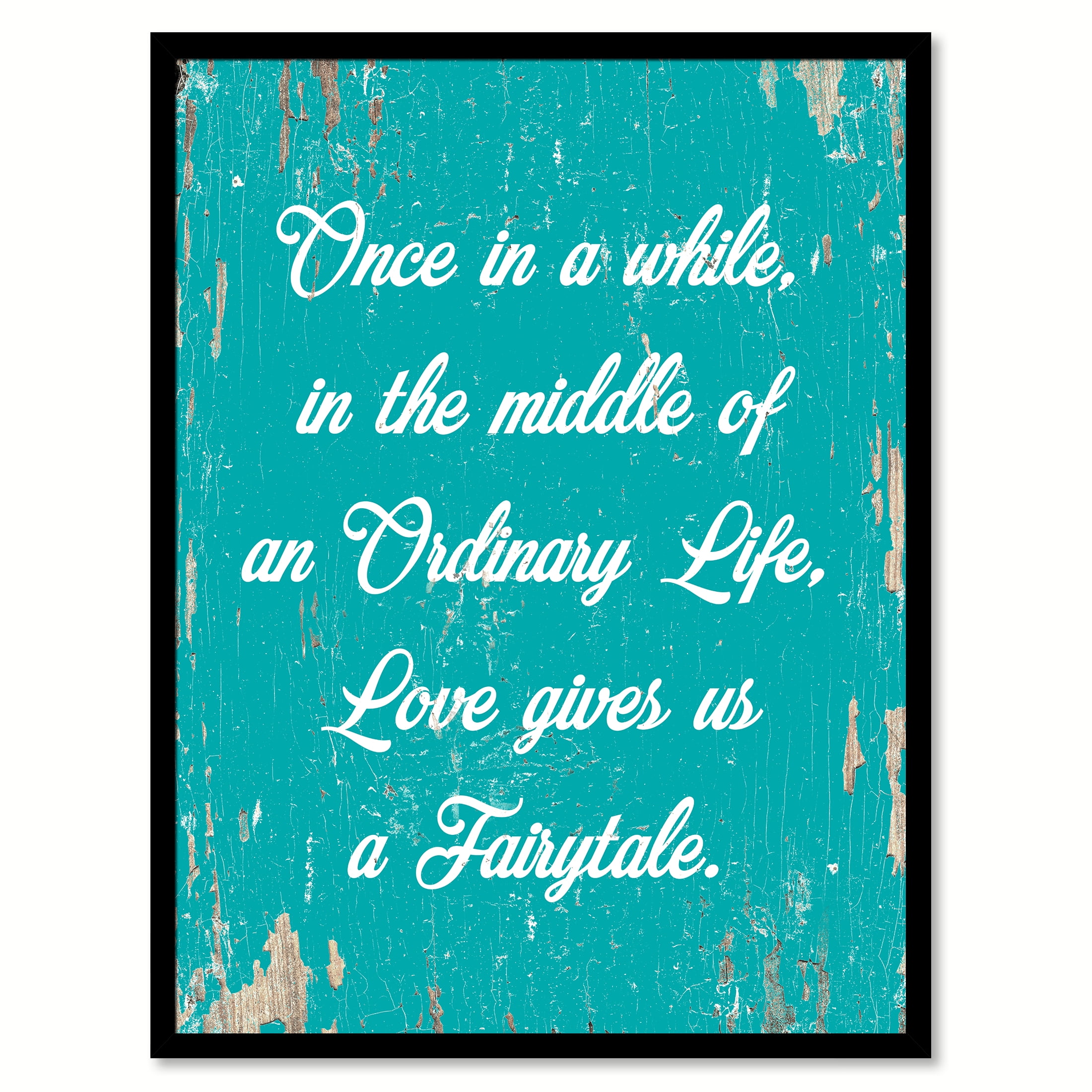 Home & Living Wall Hangings Love Gives Us A Fairytale framed sign Home