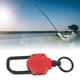 thumbnail image 2 of Llavero retráctil magnético Alambre de acero inoxidable Hebilla fácil de tirar Mosquetón Llavero Rojo YUNYI BRAND  Deportes, 2 of 8