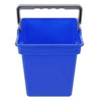 Soimiss Portable Plastic Bucket with Handle Large Capacity Water Bucket for Home and Commercial Use