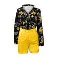 thumbnail image 4 of Babysbule Ensembles de Hauts d'Automne pour Femmes Grande Taille Soldes Femmes Aguichant Uni Sans Manches à Col Licou Rond Robe Mini Décontractée pour Dames, 4 of 4