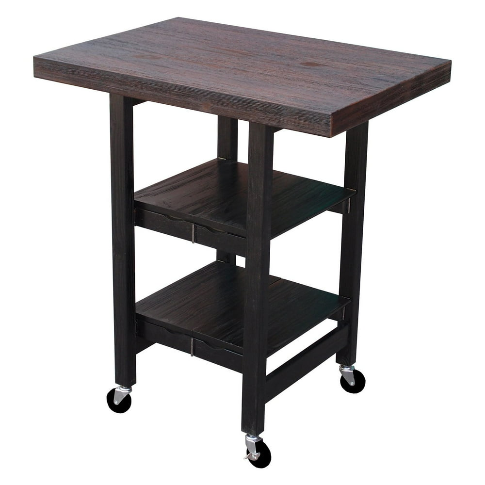 Oasis Concepts Textured Folding Kitchen Cart
