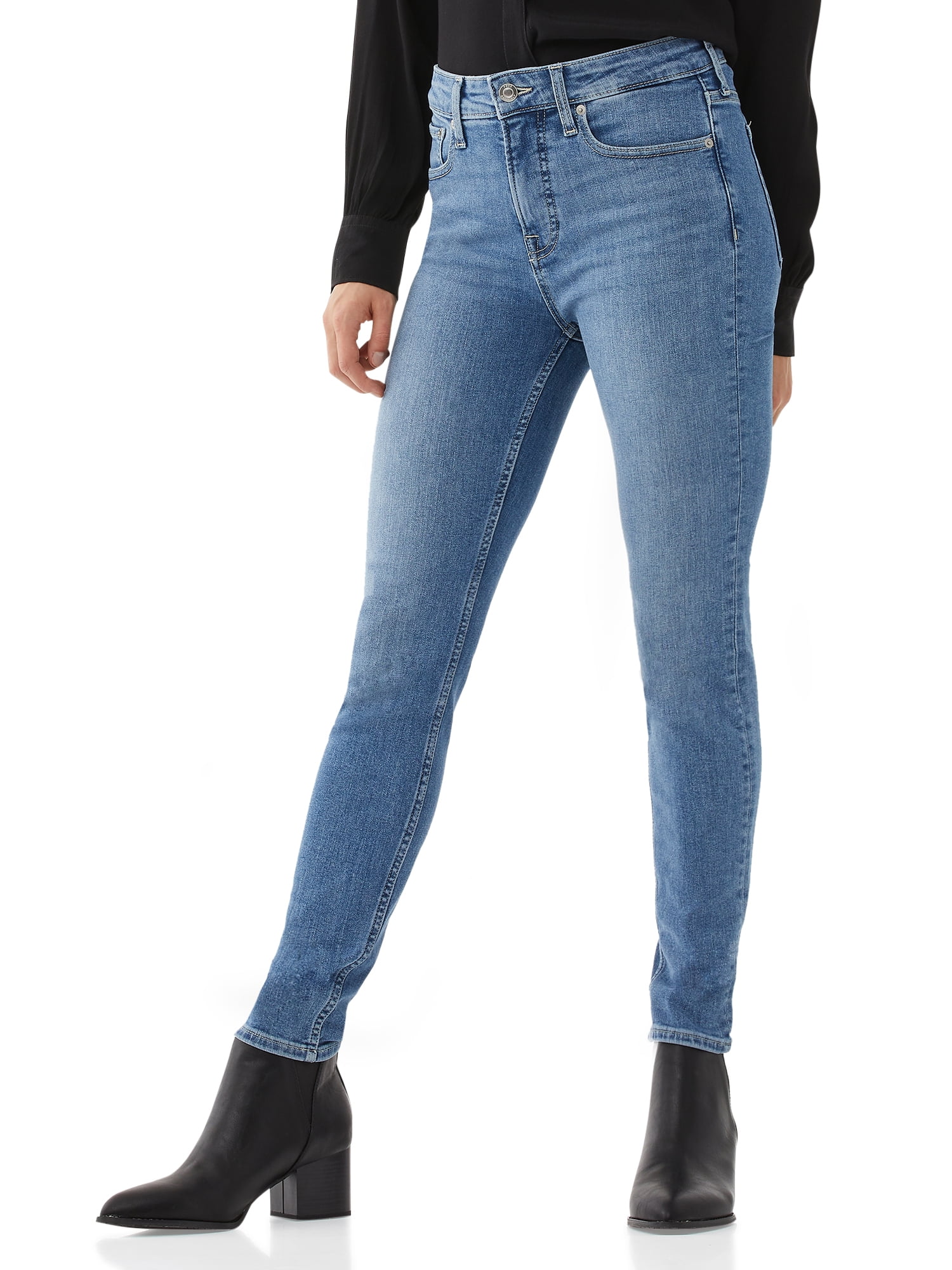 walmart high waisted skinny jeans