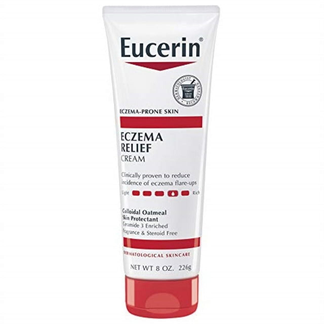 eucerin eczema relief cream - full body lotion for eczema-prone skin - 8 oz. tube