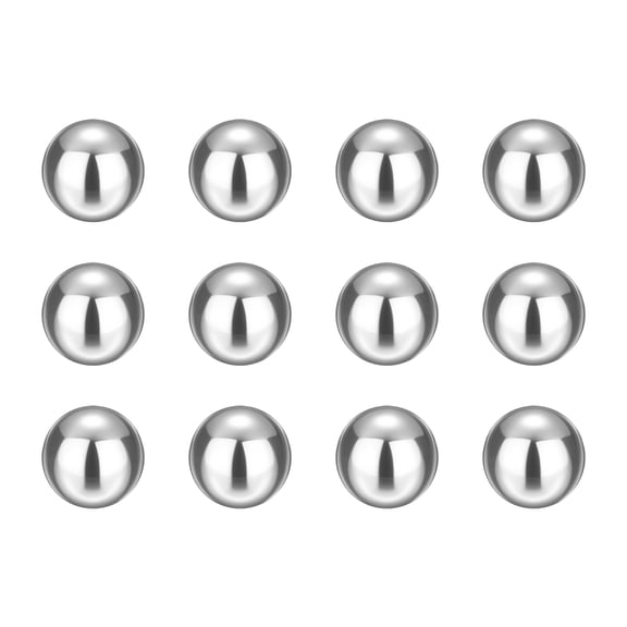 12pcs Precision Balls 1/2" Diameter G25 Solid Chrome Steel Bearing Balls