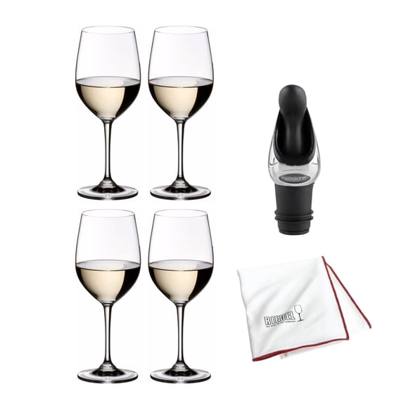 Set de 4 Copas Riedel VINUM para Viognier y Chardonnay con Vertedor
