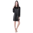 thumbnail image 3 of Richie House Women's Medium Style Satin Shirt Pajama Sleepwear RHW2788, 3 of 7