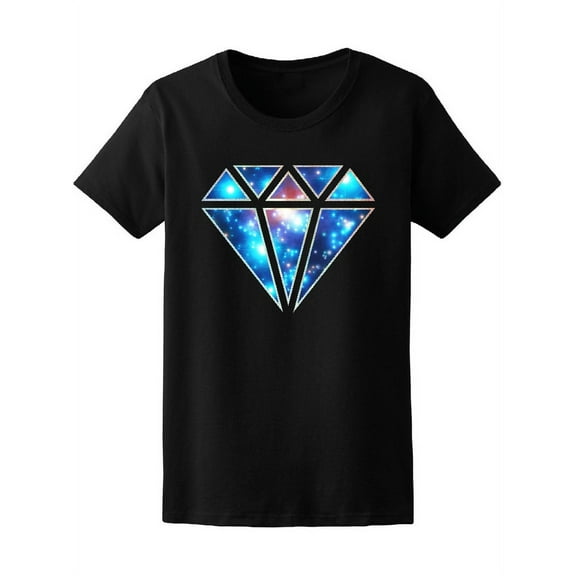 Infinity Diamond Galaxy Style T-Shirt Women -Image by Shutterstock, Female x-Large