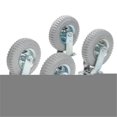 thumbnail image 1 of Nexel Roulette à Plaque de 8 Po CAP8RN Industries avec 2 Pivots et Freins - Lot de 4, 1 of 1