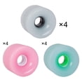 thumbnail image 2 of S SERENABLE 4 Pcs Roues de Planche à Roulettes 78A Pièces d'Entretien pour Longboard Cruiser 70x51mm Vert, 2 of 9
