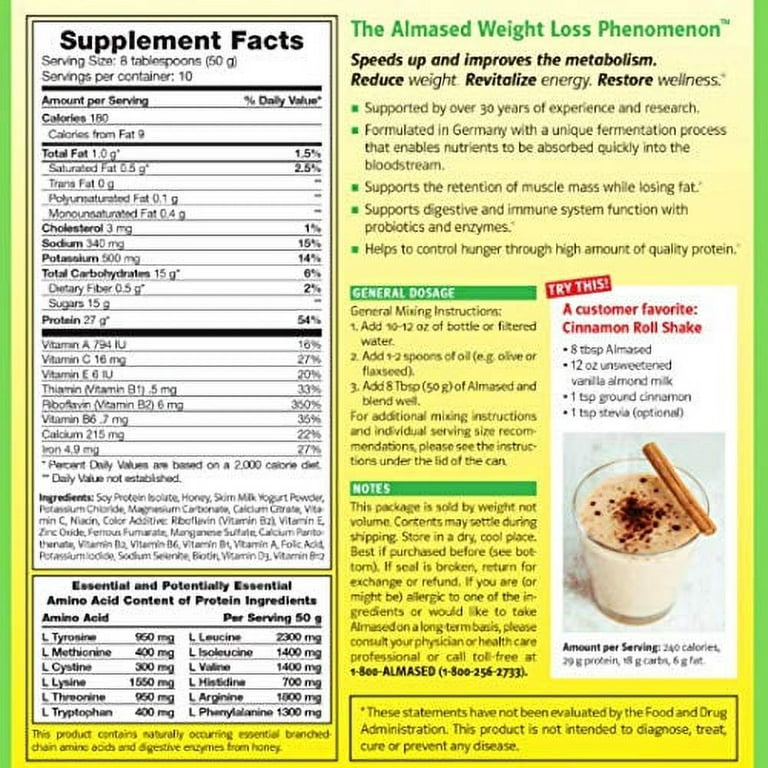 Almased Meal Replacement Shakes