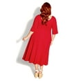 thumbnail image 3 of City Chic Women's Plus Size Cute Girl Elbow Sleeve Dress, 3 of 6