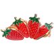 thumbnail image 4 of Juego de 4 broches de joyería para fiesta de graduación, broches de moda, alfileres de solapa, pinzas para el cuello, accesorios de fruta de fresa para ropa y bolsos., 4 of 6