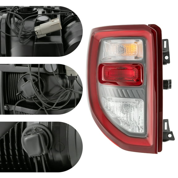 LED Tail Light Assembly for 2021-2023 Ford Bronco Sport, Driver Side, Red Lens, Parking, Brake, Reverse, Turn Signal, OEM Direct Fit