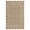 Linen Color, variant on HIWEAVER Yellow 2' x 6' Easy Jute Runner for Kitchen Non Slip Stain Resistant Scalloped Indoor Outdoor Throw Carpet Non Shedding Modern Geometric Mat for Hallway Outdoor Patio Rug