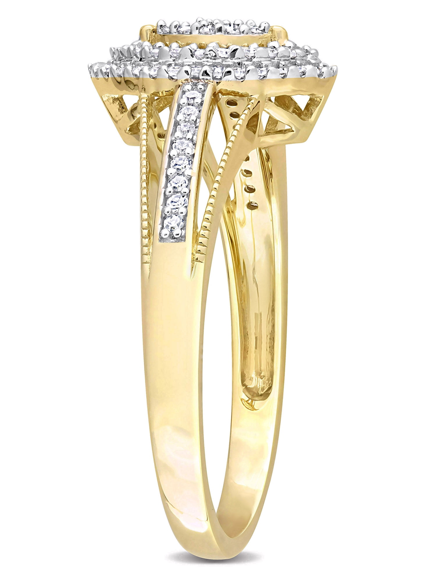 Everly Women's Diamond 10K Yellow Gold Engagement Ring