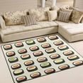 thumbnail image 2 of Sushi Rolls 80''x58'' Extra Large Plush Memory Foam Rug, Soft, Absorbent, Non Slip, 2 of 7
