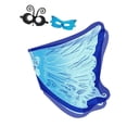 thumbnail image 1 of Disfraz de alas de mariposa para niños, disfraz de cosplay para vestir, alas de hada, mariposa Azul, 1 of 9