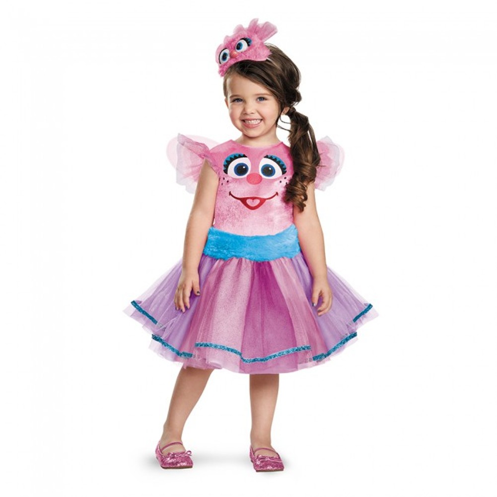 Sesame Street Abby Cadabby Tutu Dress Child Toddler Costume Girls Halloween