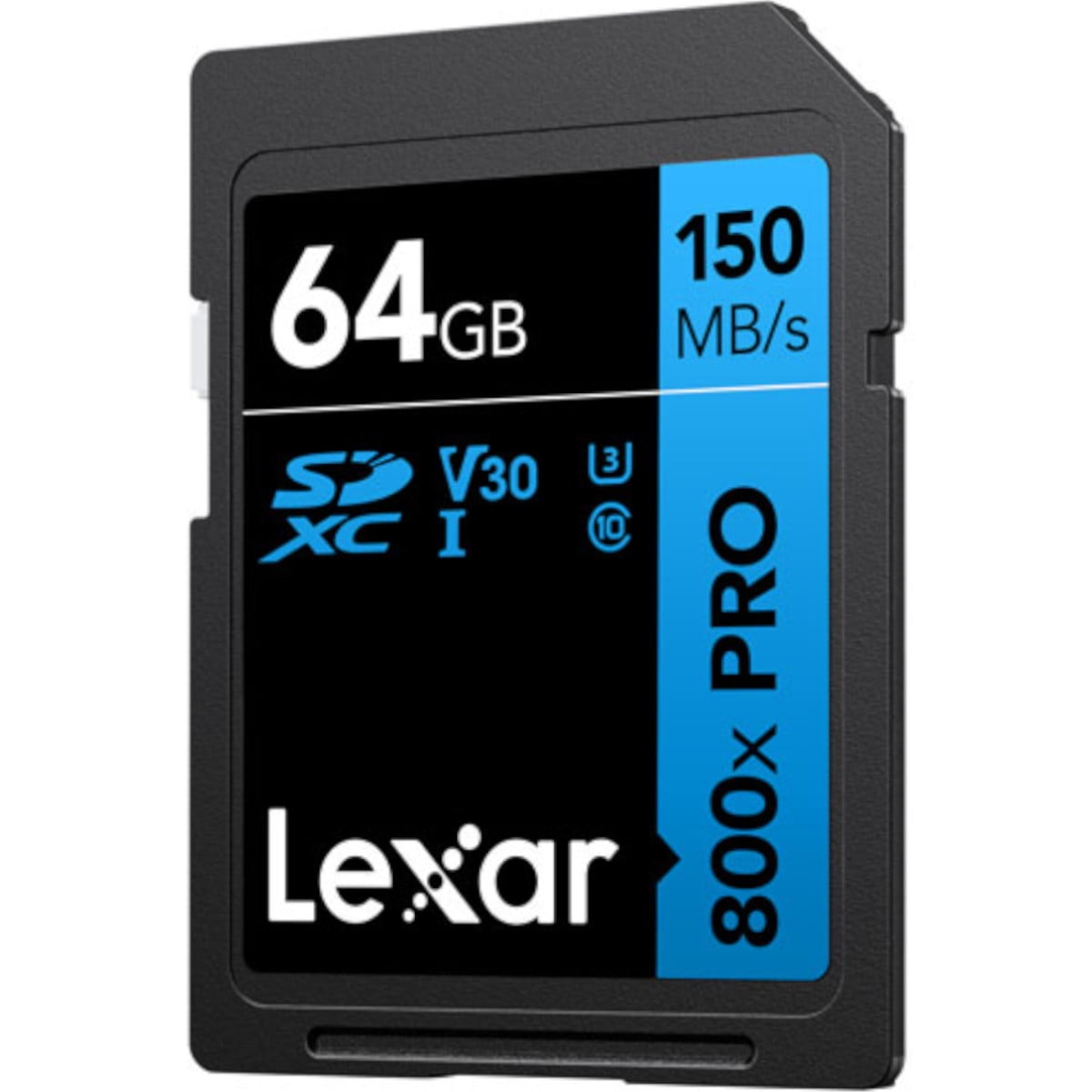 Lexar High-Performance 800x PRO BLUE Series 64GB SDXC Memory Card, 2 Pack