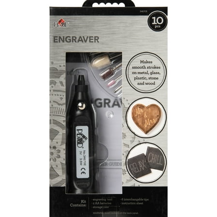 Plaid Crafting Tools, Engraver Tool Set, 10 Piece