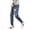 Light Blue, variant on SWSMCLT Men's Distressed Jeans Denim Jeggings Slim Fit Pants Mid Rise Trousers Denim Ripped Chic Light Blue 32