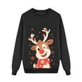 thumbnail image 4 of Matching Family Christmas Sweatshirt Christmas Printed Classic Long Sleeve Crew Neck Tops Pullover Christmas Matching Sweaters Christmas Sweatshirt Womens, 4 of 4