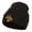 Black, variant on Christmas Joy Embroidered Long Beanie - Black OSFM