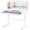 Pink, variant on Liftable Height Adjustable Kids Study Desk Ergonomic Children Drafting Table Computer Station with Shelf,Drawer(Pink)