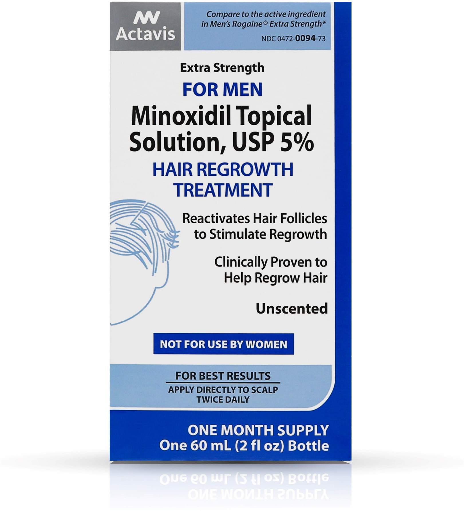 Minoxidil Extra Strength Hair Regrowth Solution, 2 - Walmart.com