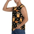 thumbnail image 3 of Balery Bee and Honey Men's Sleeveless Muscle Shirts Workout Tank Top, Moisture Wicking, Odor Protection-Large, 3 of 8