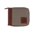 thumbnail image 1 of Buxton  RFID Canvas and Leather Zip Around Wallet (Men's), 1 of 3