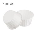 thumbnail image 3 of Unique Bargains 150 Pcs Caissettes à Cupcakes 3.5oz Taille Standard Caissettes en Papier Résistantes à la Graisse Jetables Blanches, 3 of 6