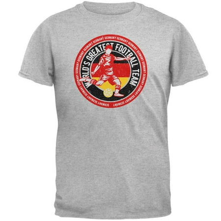 World Cup Germany Soccer World's Best Football Team Mens T Shirt Heather (Best Football Team In The World)