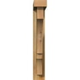 thumbnail image 2 of Ekena Millwork 4"W x 18"D x 26"H Balboa Block Rough Sawn Bracket w/ Offset Brace, Western Red Cedar, 2 of 25