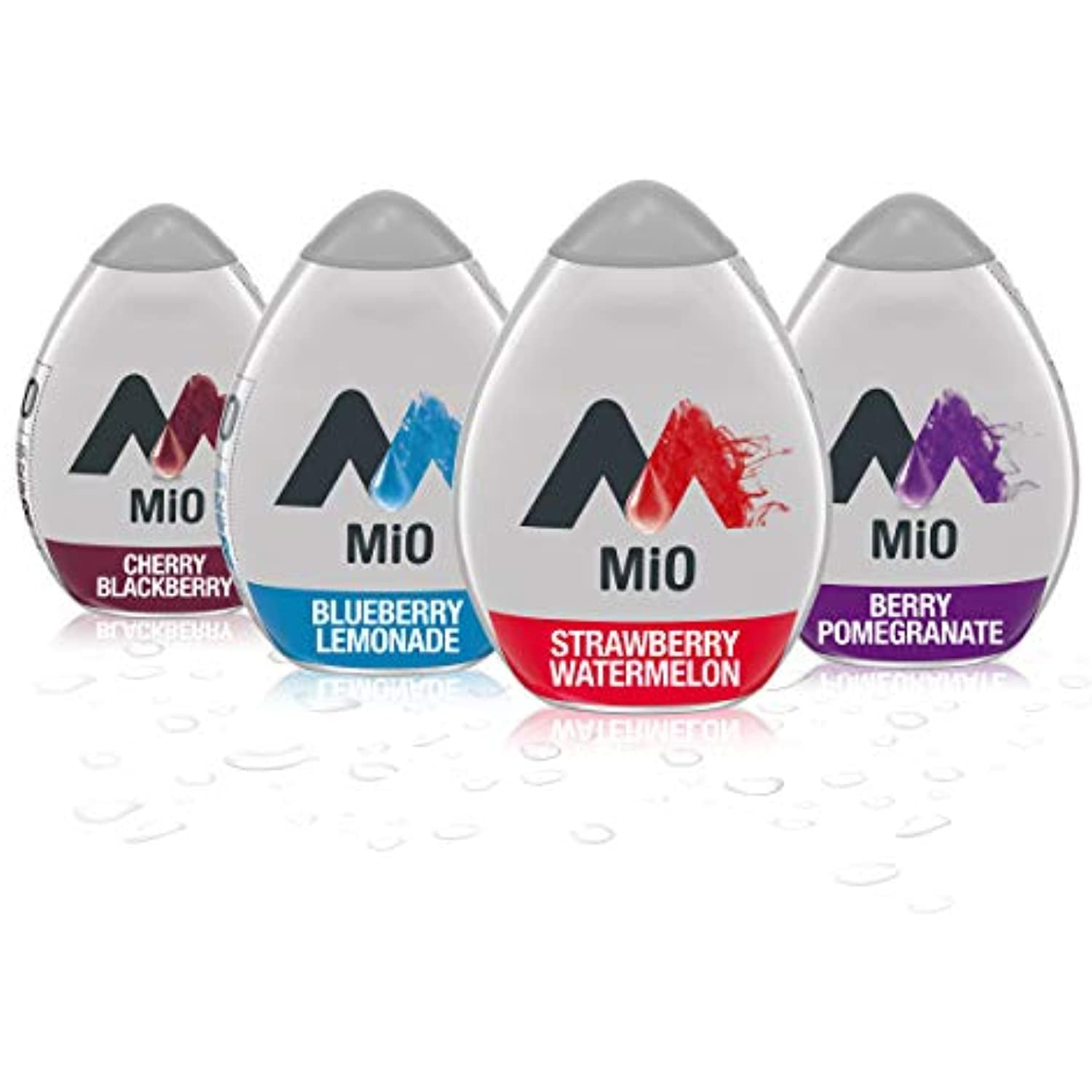Mio Sugar-Free Berry Variety Naturally Flavored Liquid Water Enhancer 4 Count 1.62 Fl Oz