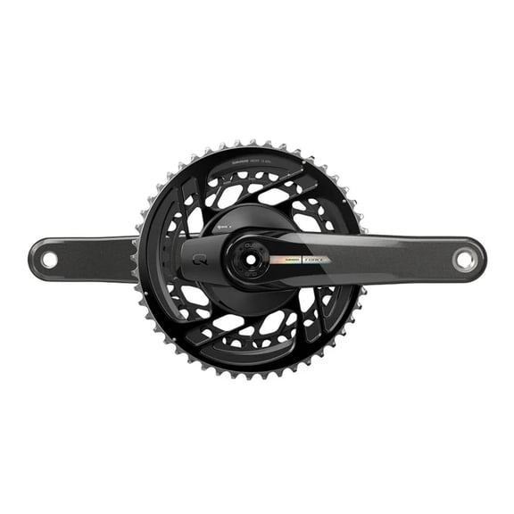 SRAM Force AXS Power Meter Crankset - 165mm 2x 12-Speed 48/35t Direct Mount DUB Spindle Interface Iridescent Gray D2