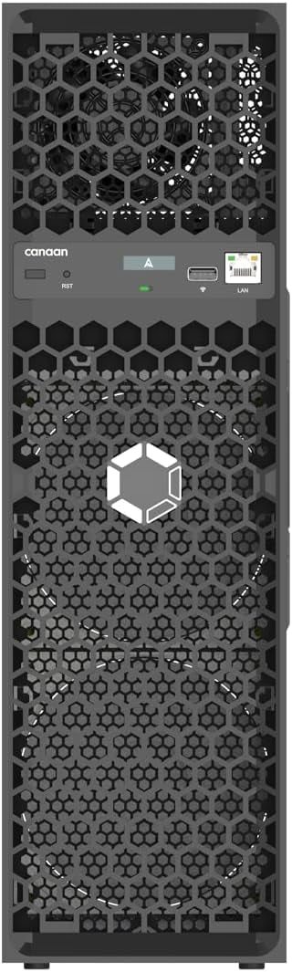 AltairTech.io Canaan Avalon Q Bitcoin Miner 90TH/s SHA-256 ASIC Miner Quiet Bitcoin Miner 1674W 18.6 J/TH Energy Efficient BTC Mining Machine 110V-240V for Home Mining US Plug