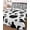 White, variant on Twin Quilt Bedding Set, Blue Starry Sky Cat Reversible Summer Quilt 3 Pieces, Cat Paw Farmhouse Lightweight Bedspreads Coverlets with 2 Pillow Shams for All Seasons