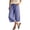 *0015-Purple, variant on Betivan Linen Shorts for Women Wide Leg Knee Length Bermuda Shorts Summer Casual Capris High Waisted Capri Pant with Pockets