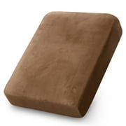 Primebeau Stretch Velvet Armchair Slipcover, Solid Pattern, 1 Piece