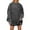 Grey, variant on Sweatshirt Women Women's Solid Sweatshirt Women's Heavyweight Distressed Sweatshirt Long Sleeve Crewneck Pullover Washed Loose Fit Casual Tops For Fall Winter