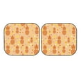 thumbnail image 3 of Uemuo Pineapples Printed 2 PCS Car Windshield Sun Shade, Auto Sun Heat and UV Rays Blocker, Foldable Automotive Front Window Sunshade Protector, 3 of 7