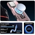 thumbnail image 3 of MYKOMI for iPhone 16 Pro Case with Camera Cover Stand, [Compatible with MagSafe] [2xScreen Protector] [Military-Grade Protection] Heavy Duty Shockproof Rugged Magnetic Phone Case, 3 of 7