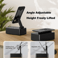 thumbnail image 5 of Bocina Bluetooth Portátil Con Soporte Para Celular Y Carga Belug, Negro, 5 of 5